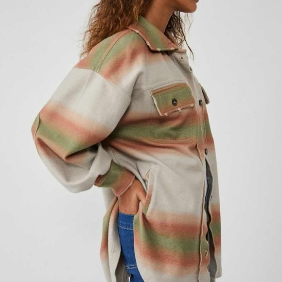 Free People Ruby Jacket Marzipan Combo SZ XS - Picture 7 of 13